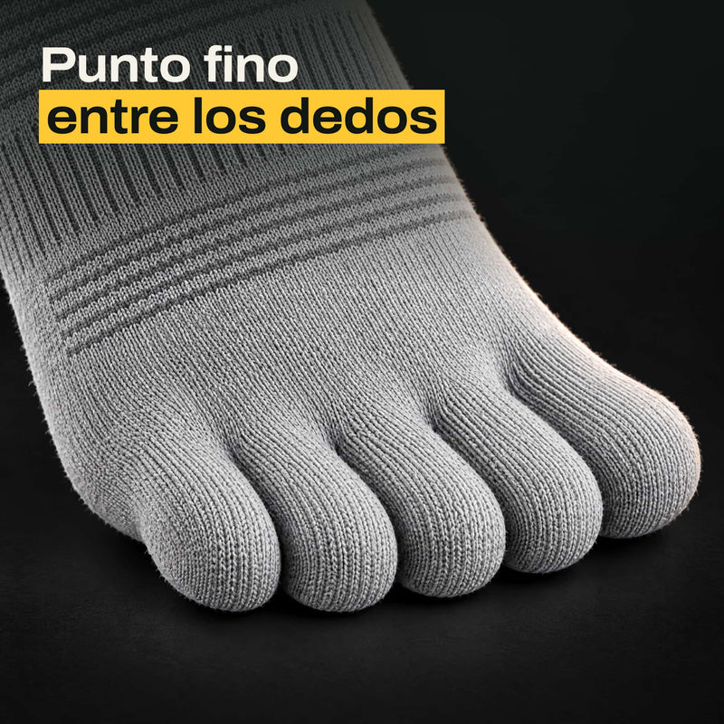 Detalle del punto en las fundas de los dedos